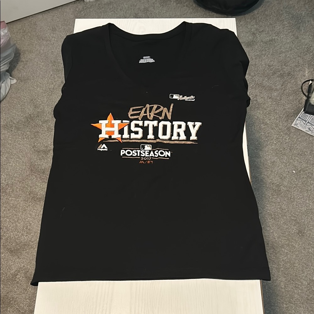 Black Multicolored Sleeveless Crew Neck T-Shirt